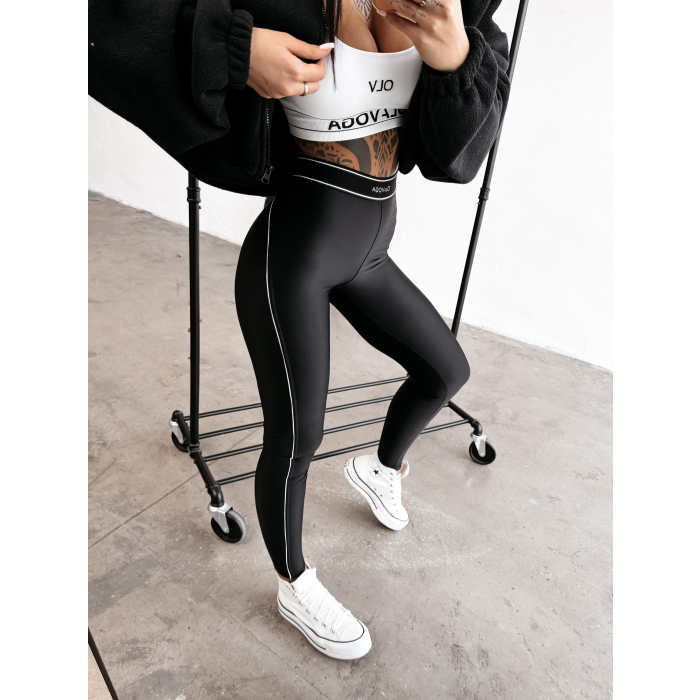 SPODNIE LEGGINSY LAMPAS OLAVOGA GLITZ BLACK