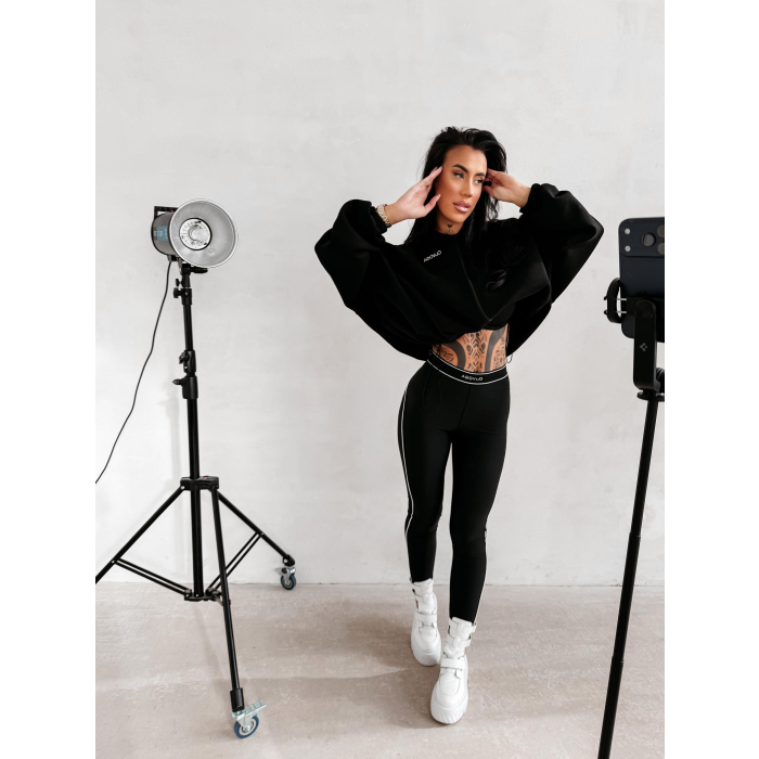 SPODNIE LEGGINSY LAMPAS OLAVOGA GLITZ BLACK