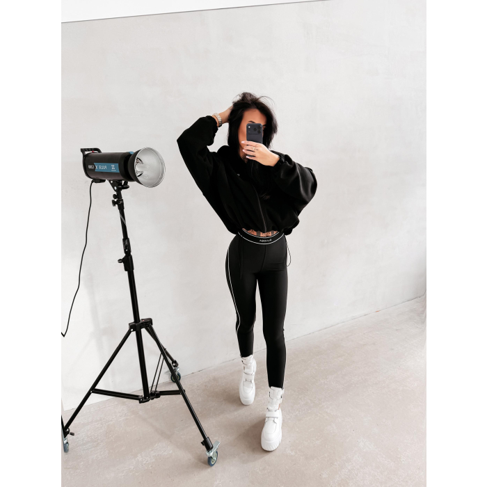 SPODNIE LEGGINSY LAMPAS OLAVOGA GLITZ BLACK