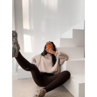 SPODNIE LEGGINSY OLAVOGA FLEXIBLE BROWN