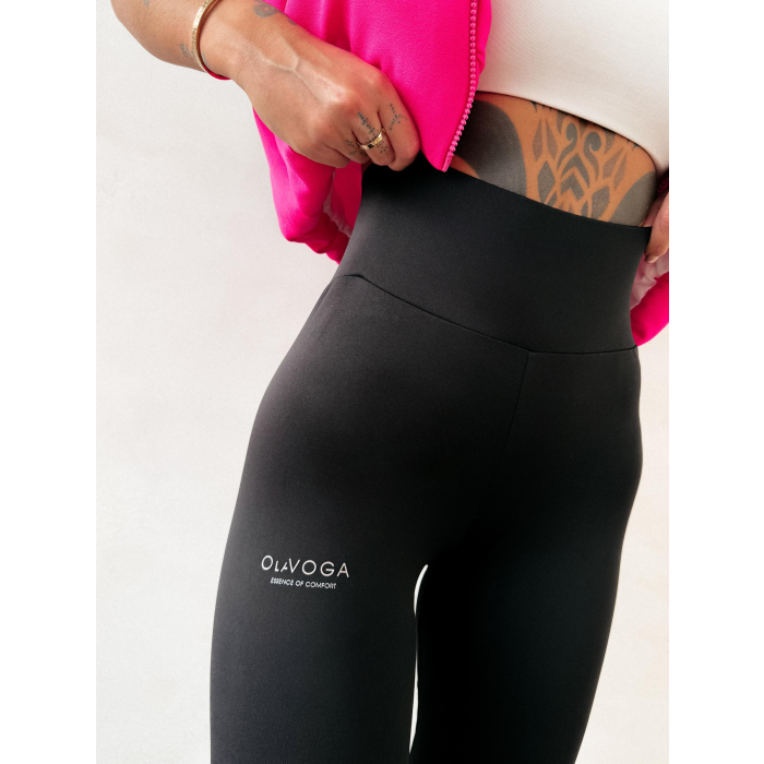 SPODNIE LEGGINSY OLAVOGA PLAIN BLACK