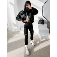SPODNIE LEGGINSY OLAVOGA TACTILE BLACK