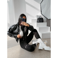 SPODNIE LEGGINSY OLAVOGA TACTILE BLACK