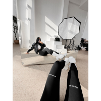 SPODNIE LEGGINSY OLAVOGA TACTILE BLACK