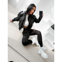 SPODNIE LEGGINSY OLAVOGA TACTILE BLACK