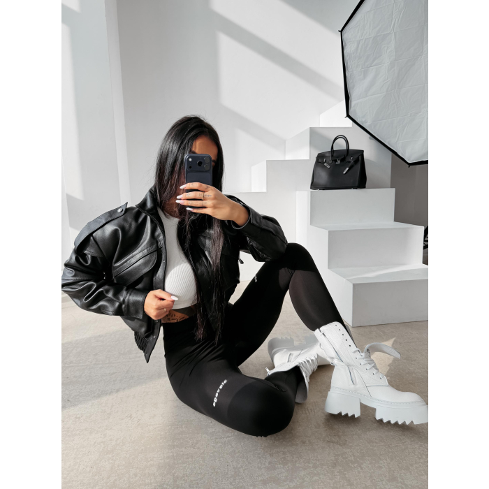 SPODNIE LEGGINSY OLAVOGA TACTILE BLACK