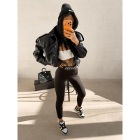 SPODNIE LEGGINSY OLAVOGA ZITZY BLACK