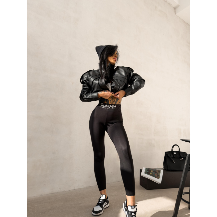 SPODNIE LEGGINSY OLAVOGA ZITZY BLACK