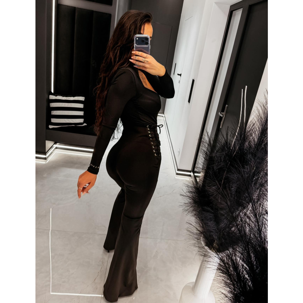 SPODNIE LEGGINSY WIĄZANE OLAVOGA VEYA BLACK