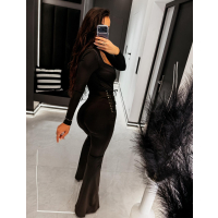 SPODNIE LEGGINSY WIĄZANE OLAVOGA VEYA BLACK