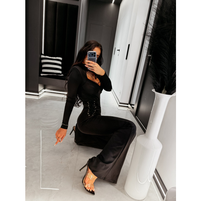 SPODNIE LEGGINSY WIĄZANE OLAVOGA VEYA BLACK