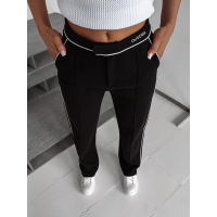 SPODNIE Z LAMPASEM OLAVOGA WHIOS BLACK