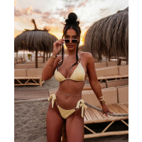 STRÓJ KOSTIUM KĄPIELOWY BIKINI OLAVOGA TOOLA YELLOW