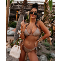 STRÓJ KOSTIUM KĄPIELOWY BIKINI OLAVOGA TOOLA BEIGE
