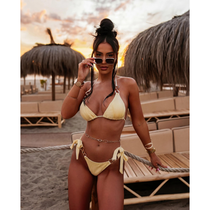 STRÓJ KOSTIUM KĄPIELOWY BIKINI OLAVOGA TOOLA YELLOW