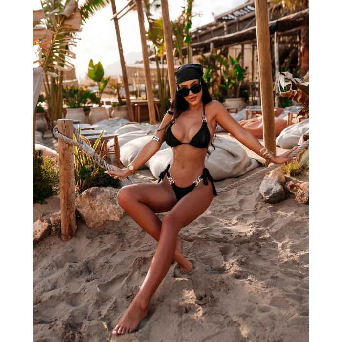 STRÓJ KOSTIUM KĄPIELOWY BIKINI OLAVOGA TOOLA BLACK