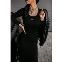 SUKIENKA BAWEŁNIANA PRĄŻEK MAXI OLAVOGA PISA BLACK