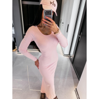 SUKIENKA BAWEŁNIANA PRĄŻEK MAXI OLAVOGA PISA PINK