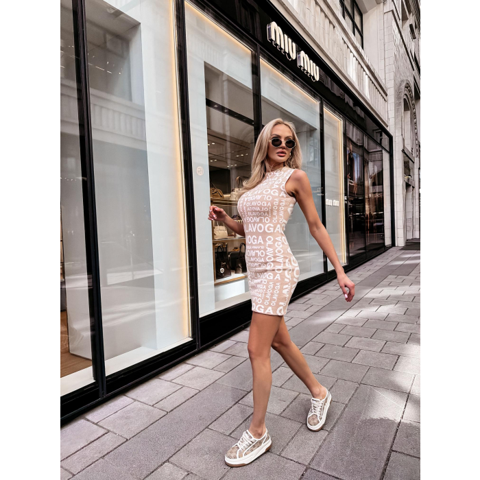 SUKIENKA LOGOWANA OLAVOGA NOVA BEIGE