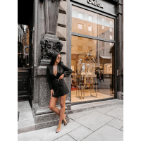 SUKIENKA MARYNARKOWA OLAVOGA ROSO BLACK