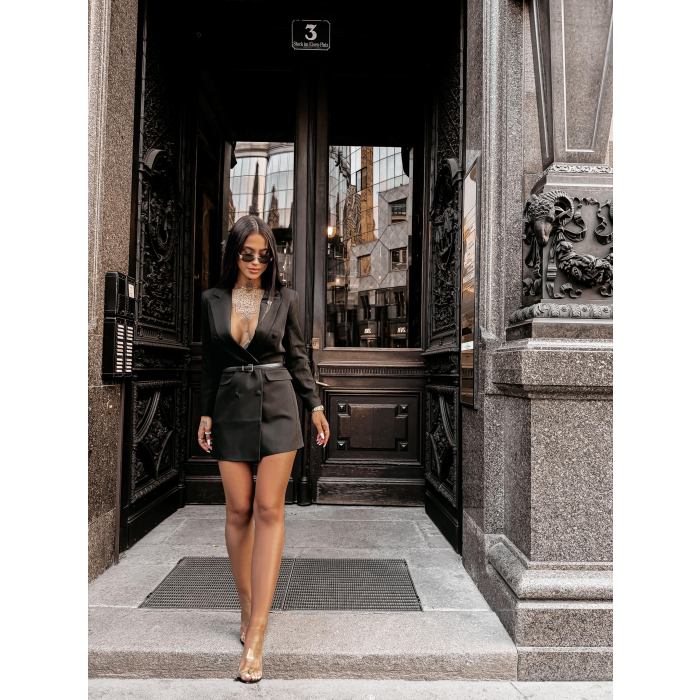 SUKIENKA MARYNARKOWA OLAVOGA ROSO BLACK