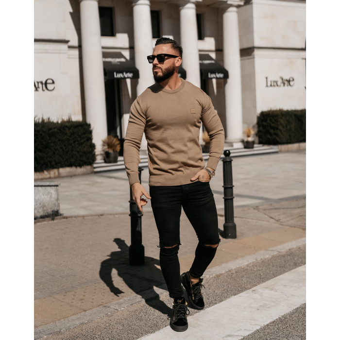 SWETER MĘSKI OLAVOGA MEN ALAVOS BROWN