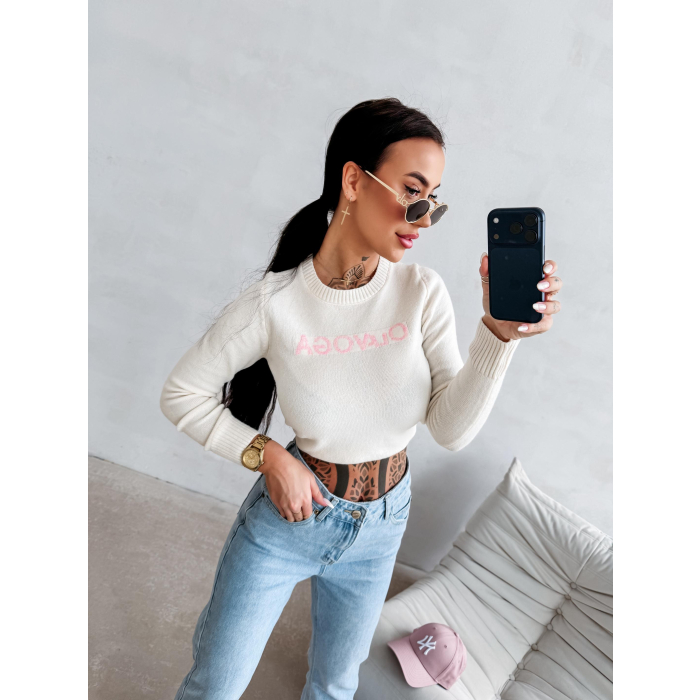 SWETER OLAVOGA ZAIO ECRU