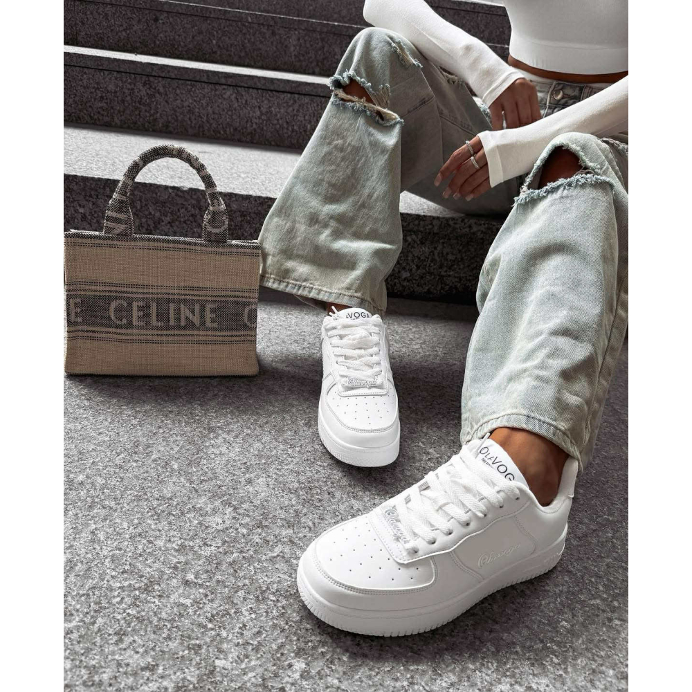 BUTY DAMSKIE SNEAKERSY OLAVOGA SHOES TOLBY WHITE