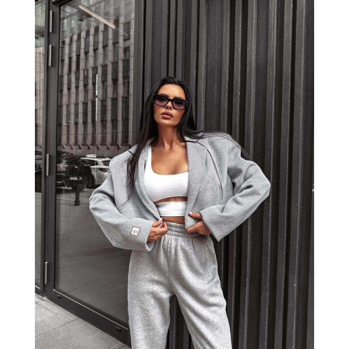 MARYNARKA ŻAKIET OLAVOGA CHESTNUT GRAY