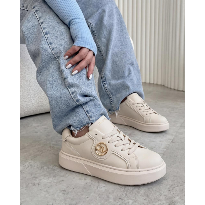 BUTY DAMSKIE SNEAKERSY OLAVOGA SHOES HALO BEIGE
