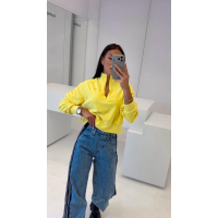 BLUZA DRESOWA DAMSKA OLAVOGA NACY YELLOW