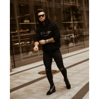 BLUZA MĘSKA BURNED MAN BLACK