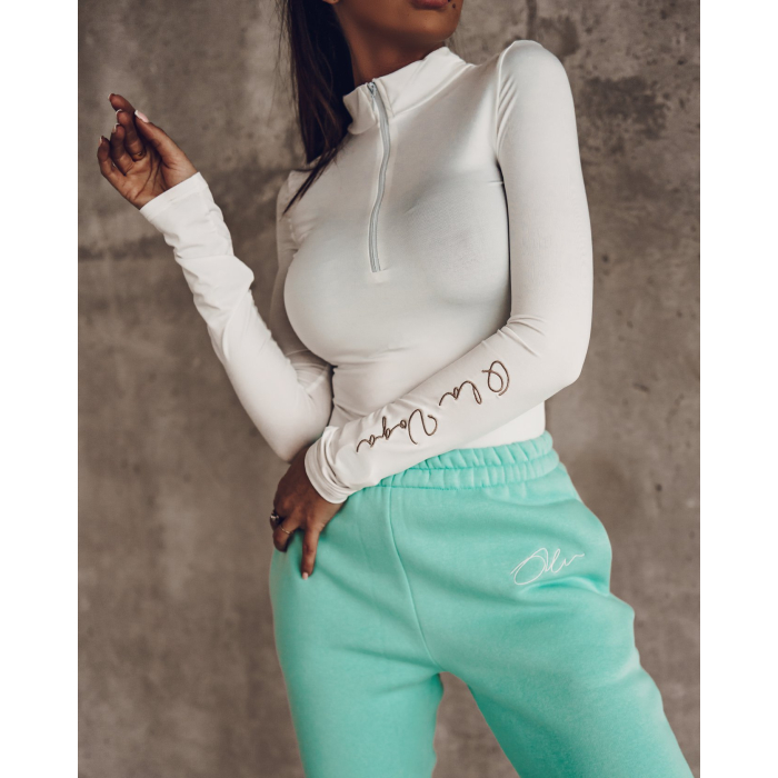 SPODNIE SPORTY LOOK MIĘTA