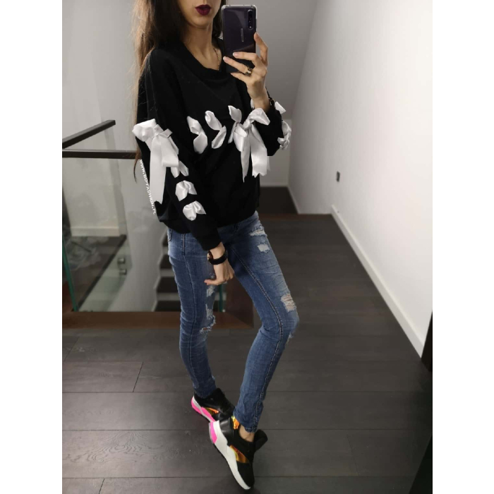 BLUZA KOKARDA BLACK