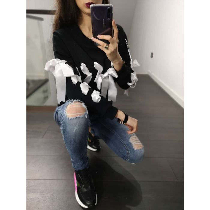 BLUZA KOKARDA BLACK
