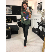 BLUZA Z KAPTUREM PRINCESS SNOW KHAKI