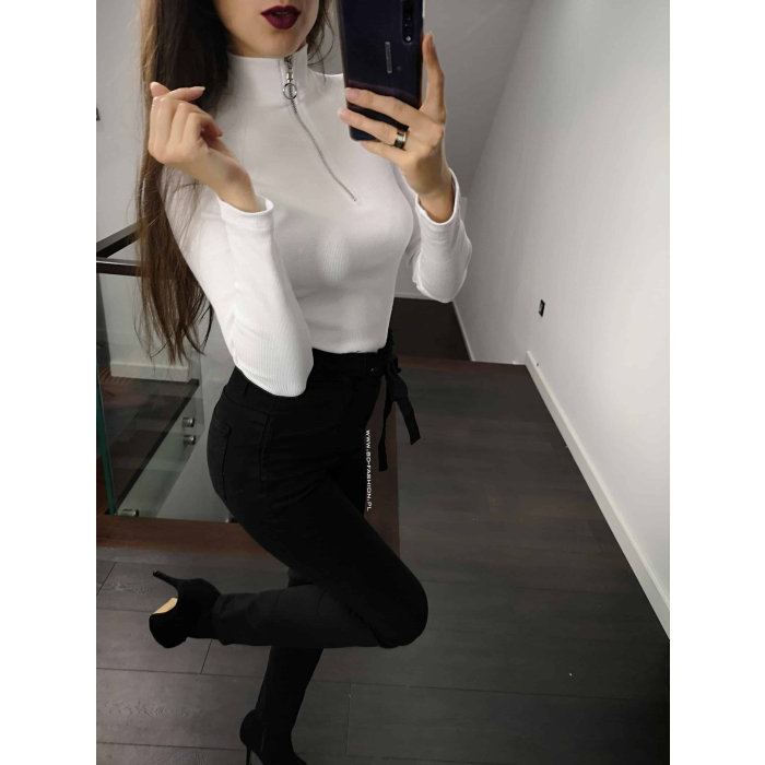 BLUZKA GOLF WHITE