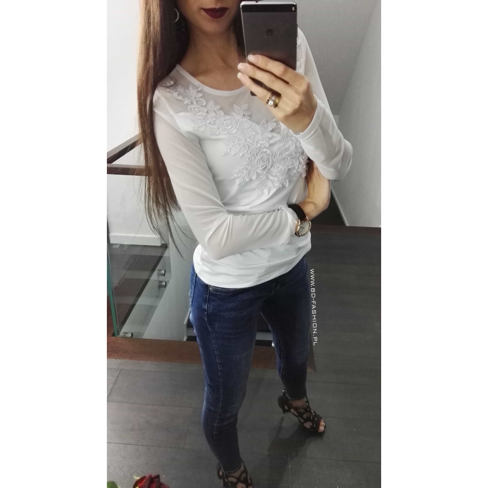 BLUZKA KORONKOWA CAMILA WHITE