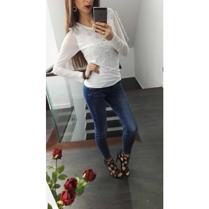 BLUZKA KORONKOWA CAMILA WHITE