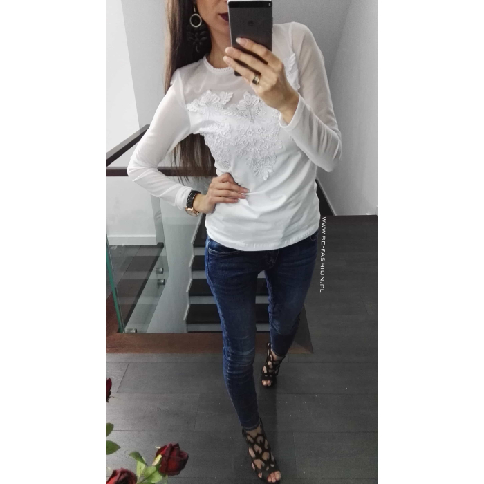 BLUZKA KORONKOWA CAMILA WHITE