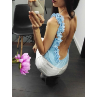 BODY SUMMER FLOWER BABY BLUE