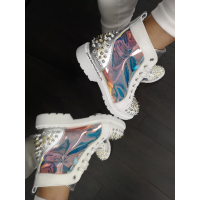 BUTY BOTKI WORKERY ĆWIEKI HOLOGRAMOWE