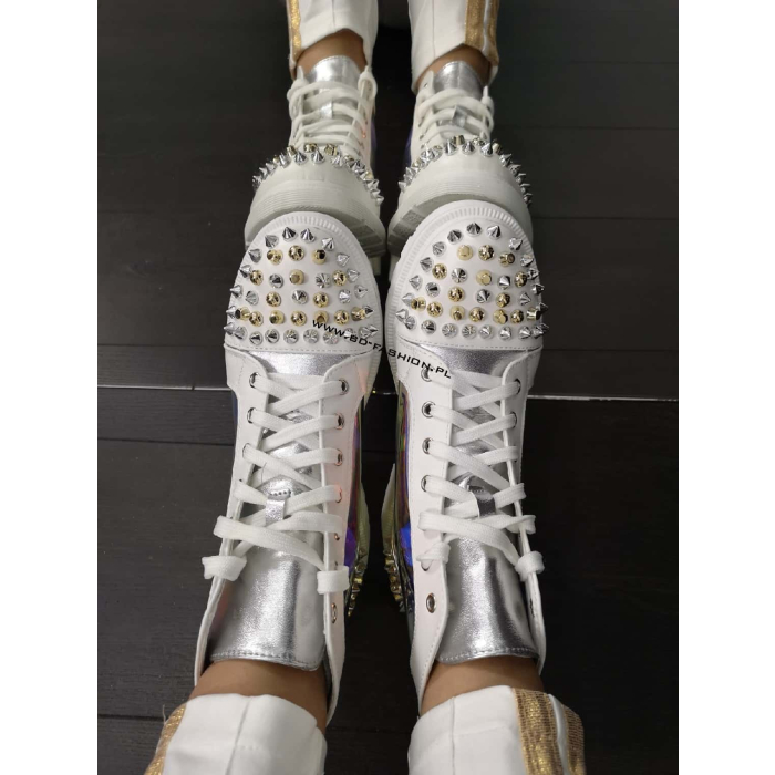 BUTY BOTKI WORKERY ĆWIEKI HOLOGRAMOWE