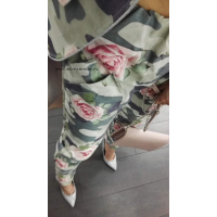 GARNITUR MILITARY MORO ROSA