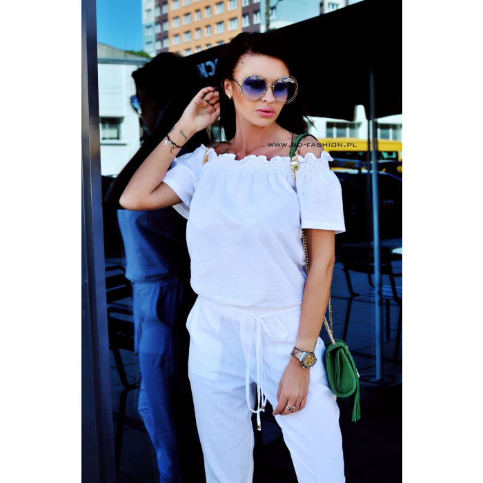 KOMBINEZON LNIANY VIP WHITE