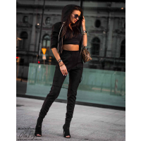 KOMPLET DRES SUEDE EXCLUSIVE BLACK