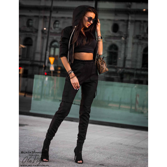 KOMPLET DRES SUEDE EXCLUSIVE BLACK