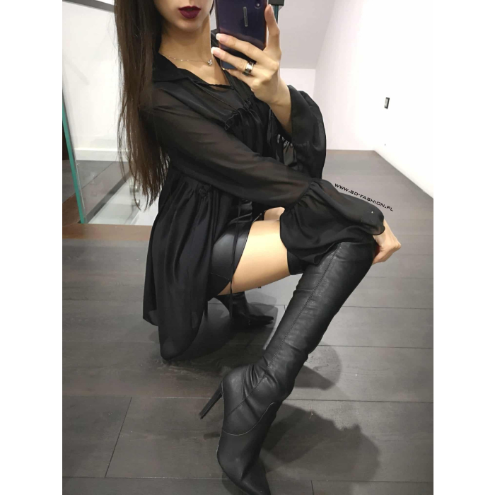 KOSZULA OVERSIZE MONALISA BLACK