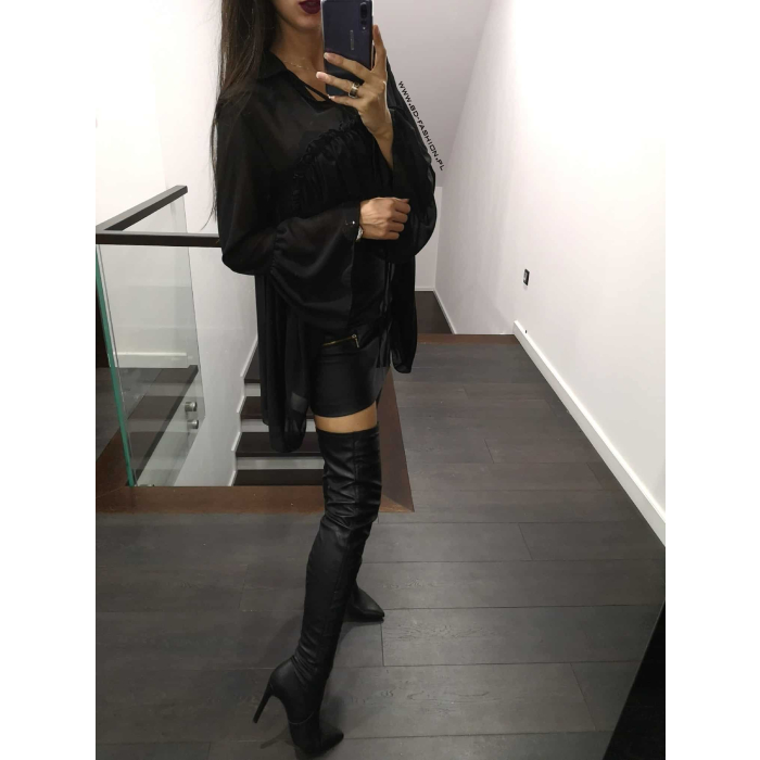 KOSZULA OVERSIZE MONALISA BLACK