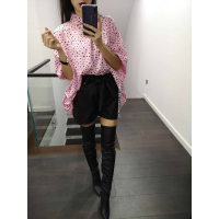 KOSZULA OVERSIZE STARS PINK